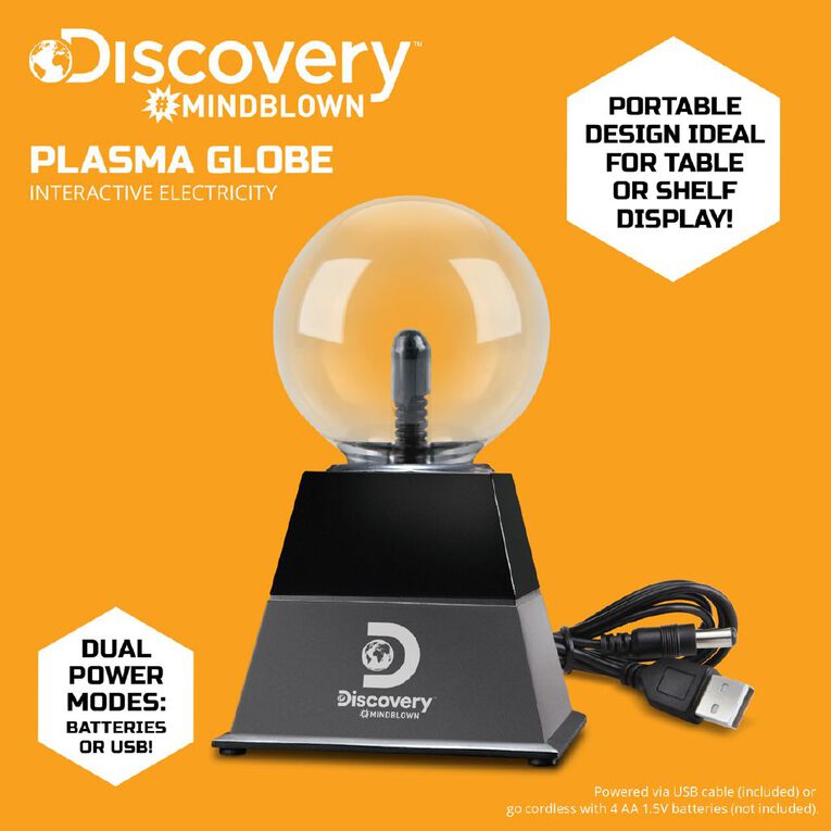 Discovery Kids Mindblown Plasma Globe, , hi-res