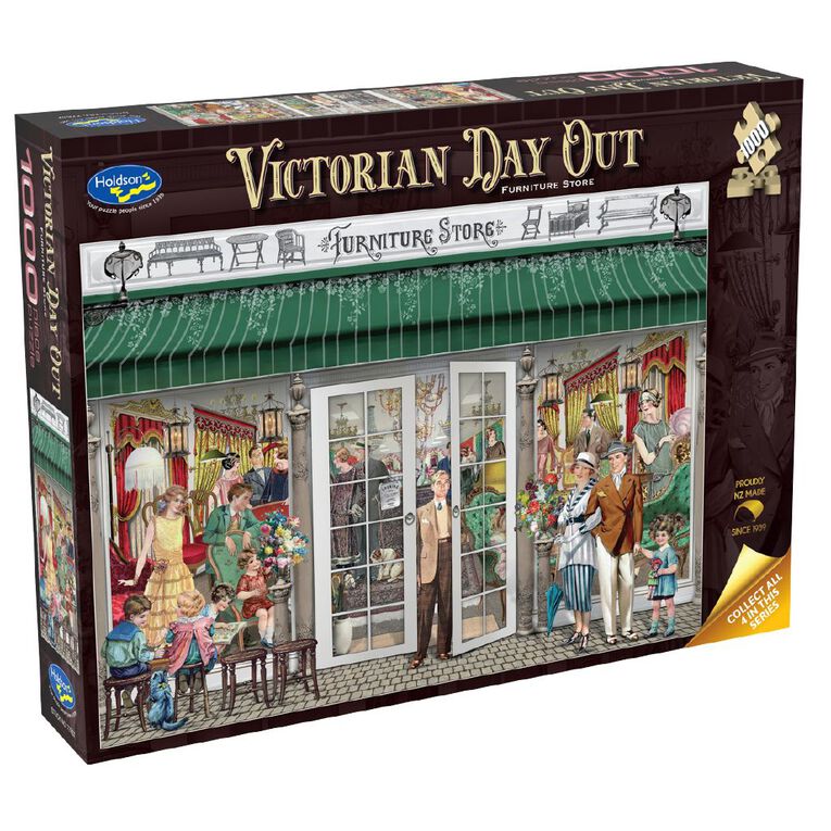 Victorian Day Out 1000 Piece Jigsaw Puzzle Assorted, , hi-res