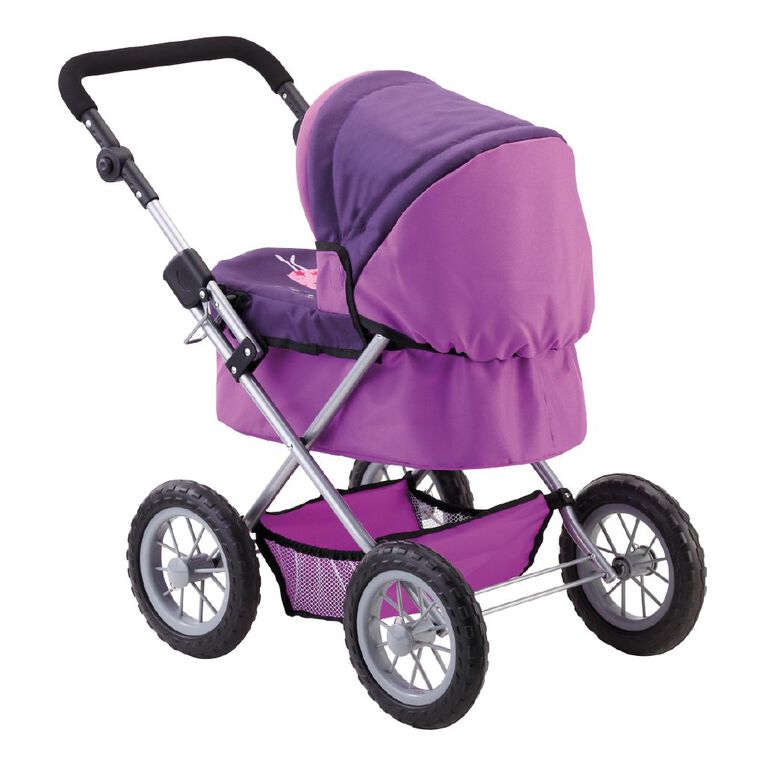 Bayer Dolls Pram Trendy Purple Mid, , hi-res