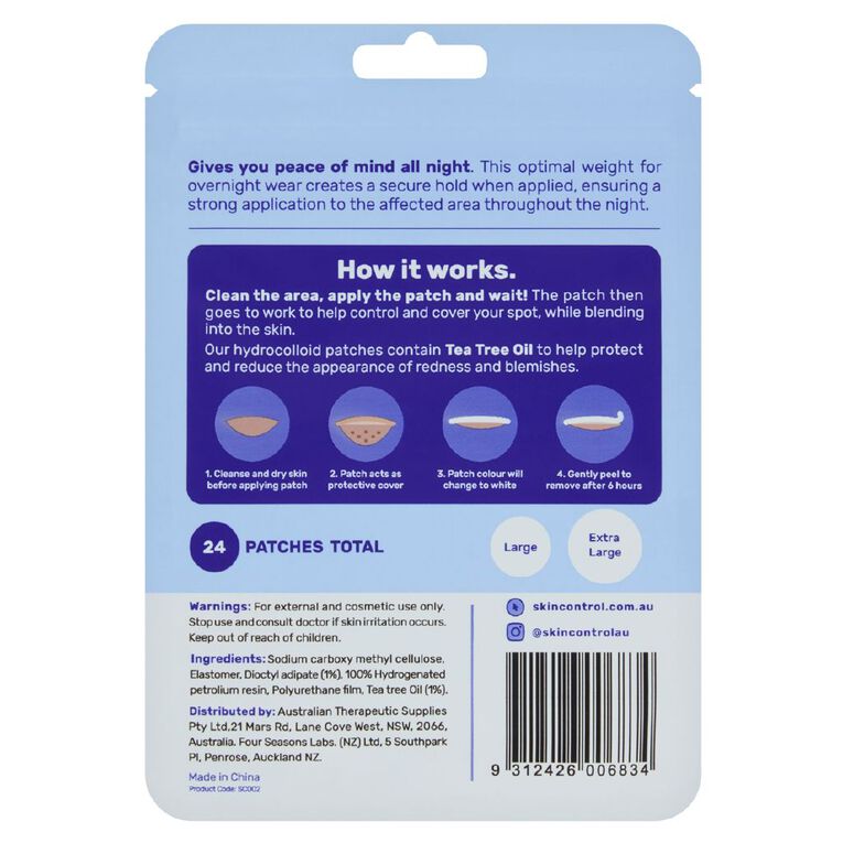 Skin Control Pimple Patch PM 24 Pack, , hi-res