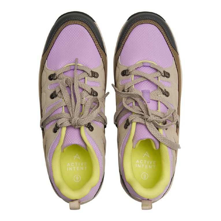Active Intent Women's Trek Hiker Shoes, Purple, hi-res