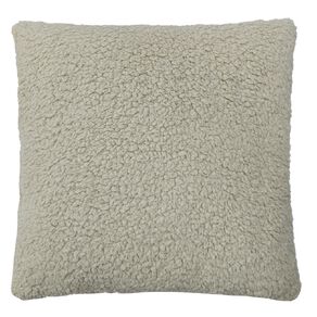 Living & Co Sherpa Cushion Natural 45cm x 45cm