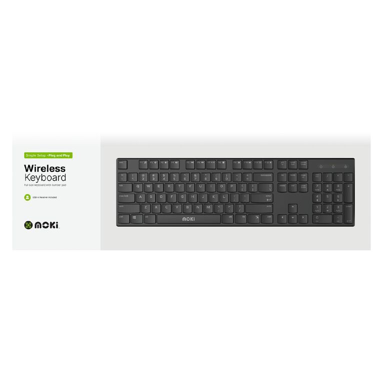 Moki Wireless Keyboard With Nano Receiver, , hi-res