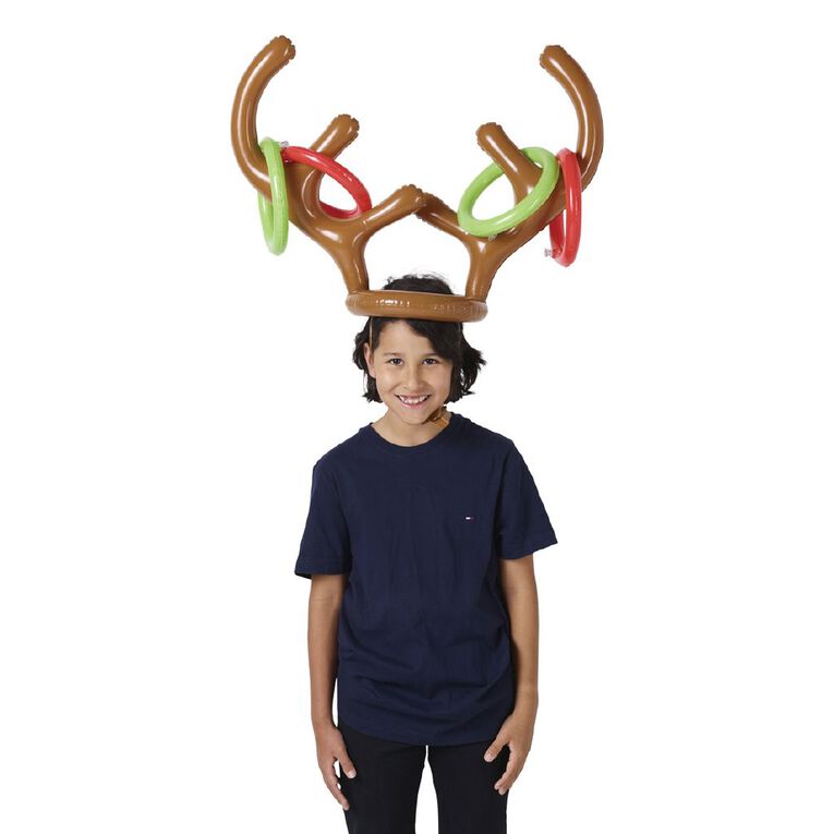 Wonderland Novelty Reindeer Antler Ring Toss Game, , hi-res