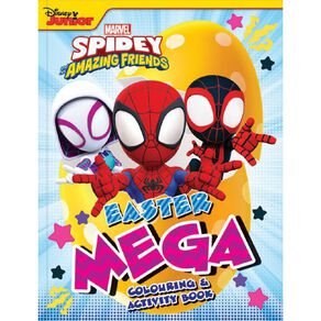 Spidey And His Amazing Friends Mega Colouring Book: Easter