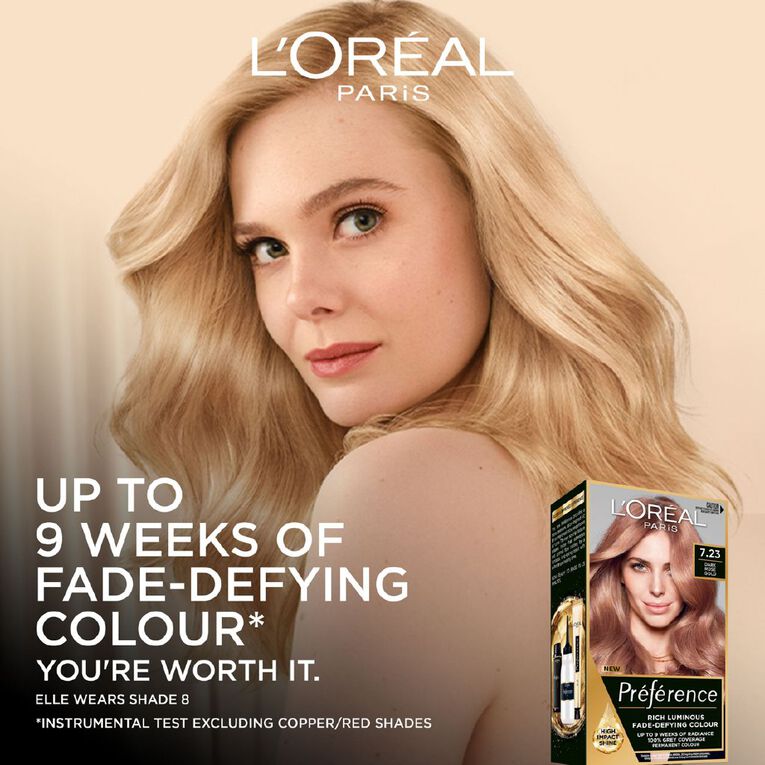 L'Oreal Paris Preference Bali 7.23 Dark Rose Gold, , hi-res