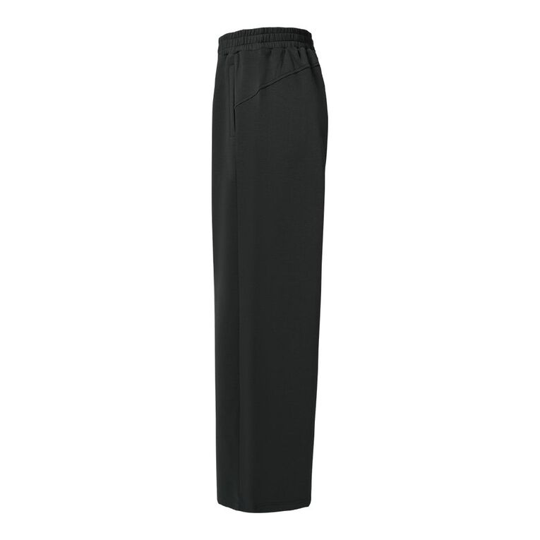 Active Intent Women's Scuba Wide Leg Pants, Grey Dark, hi-res