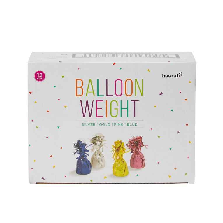 Hoorah Foil Balloon Weight 4 inch, , hi-res
