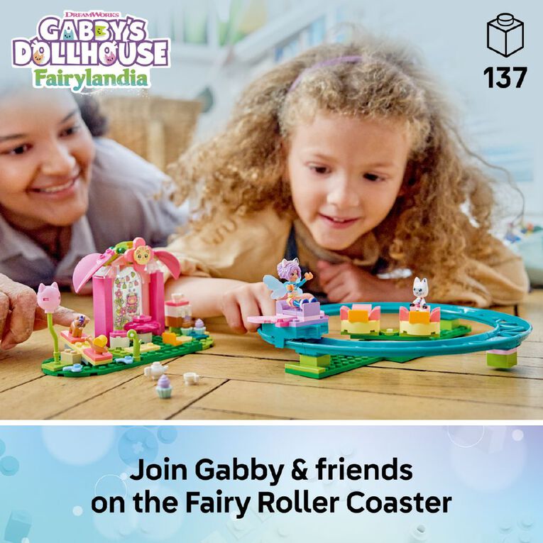LEGO Gabby's Dollhouse Fairy Roller Coaster and Tea Party 11214, , hi-res