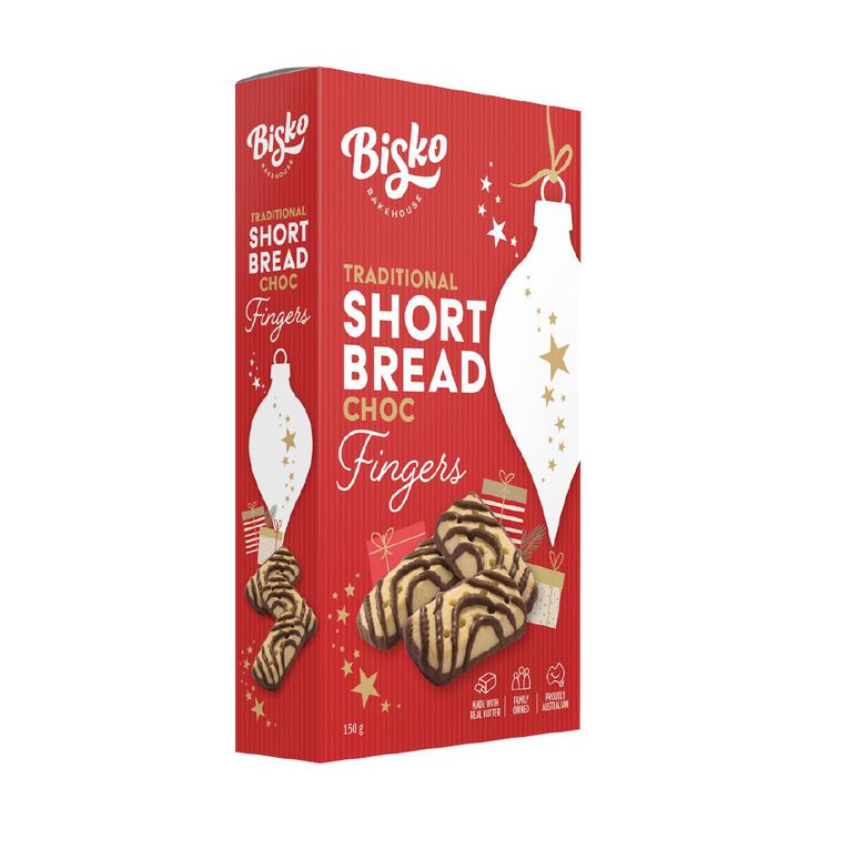 Bisko Bakehouse Chocolate Covered Shortbread 150g