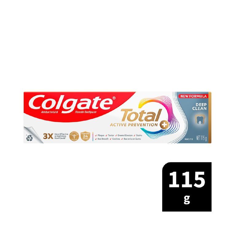 Colgate Total Toothpaste Advanced Clean 115g, , hi-res