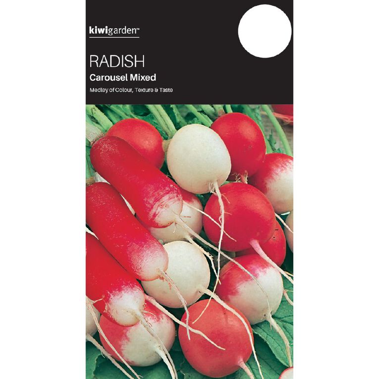 Kiwi Garden Radish Carousel Mix Seeds, , hi-res