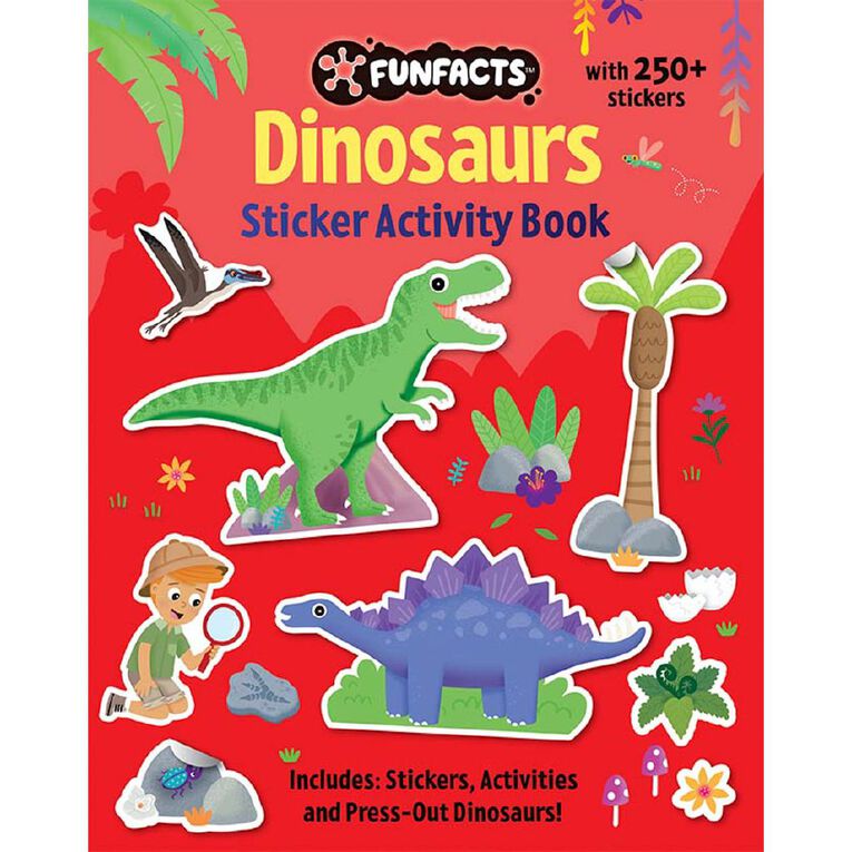 FunFacts Sticker Activity Book: Dinosaurs, , hi-res