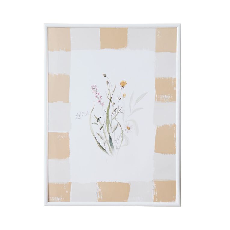 Living & Co Framed Print Spring Flowers 30cm x 40cm, , hi-res