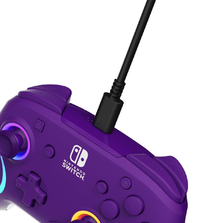 PDP Afterglow Wave Wireless Plus Nintendo Switch Controller Purple, , hi-res