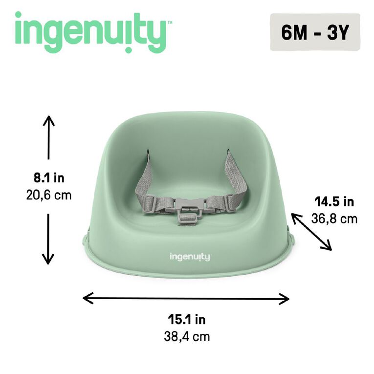 Ingenuity My Spot Easy Clean Booster Green, , hi-res