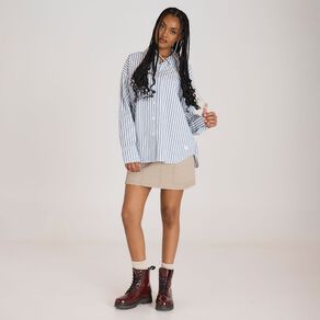BRDRLESS Drew Tie Waist Shirt
