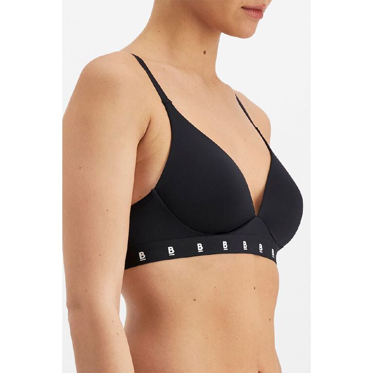 B FOR BONDS Women's Wirefree Tee Bra, Black, hi-res