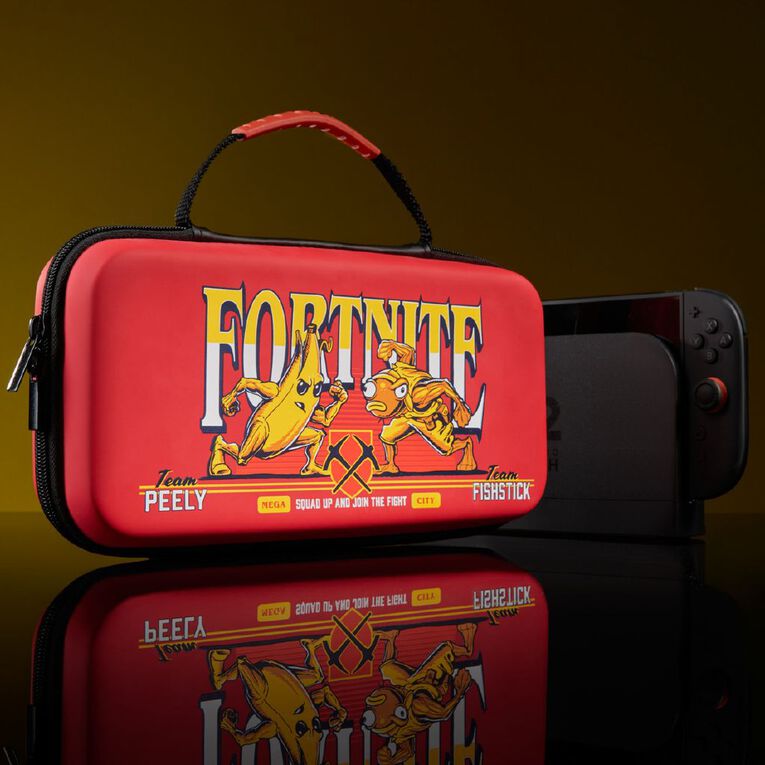 Nintendo Switch 2 Fortnite Carry Case Peely vs Fishstick, , hi-res