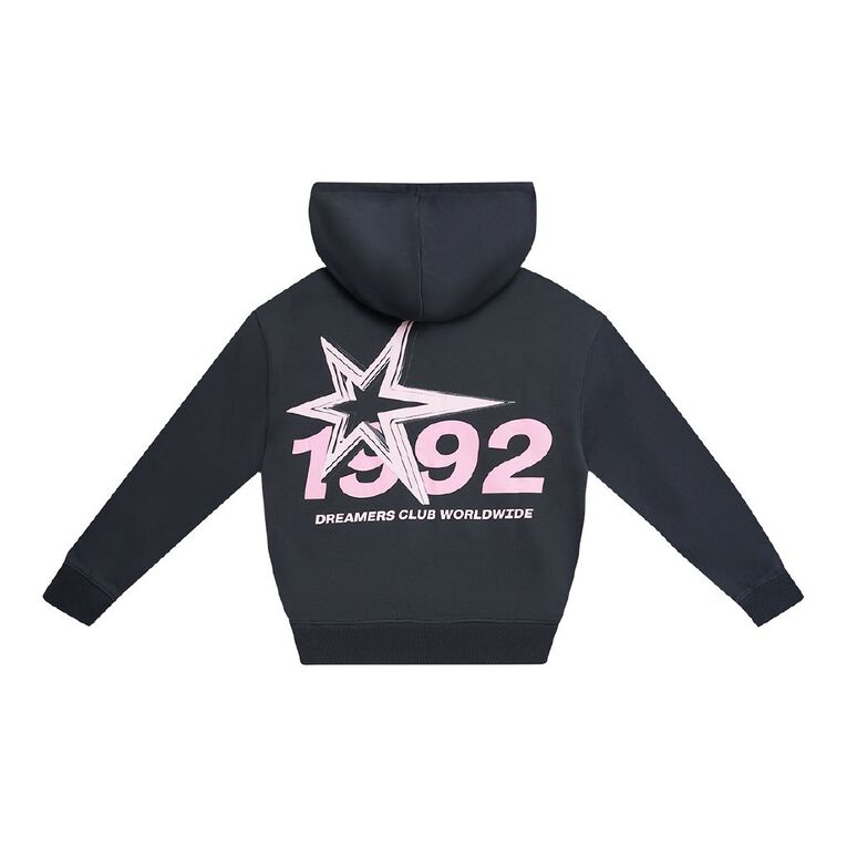 Young Original Oversized Zip Hoodie, Grey Dark, hi-res