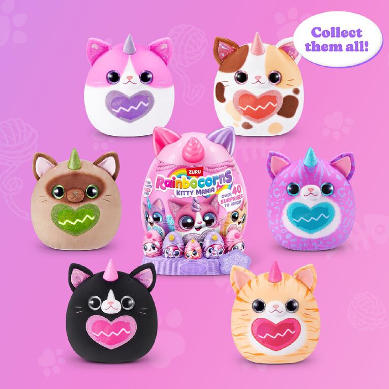 Zuru Rainbocorns Eggzania Kittymania Assorted, , hi-res
