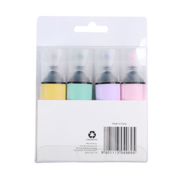 Uniti Window Tip Highlighters 4 Pack, , hi-res
