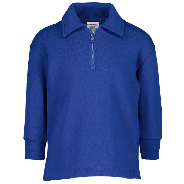Schooltex Kids' Zip Fleece Tunic, Royal, hi-res