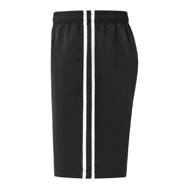 Active Intent Men's Double Stripe Shorts, Black, hi-res