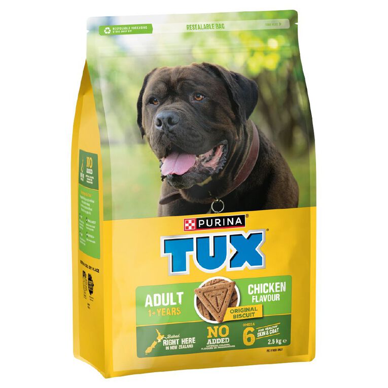 TUX Original Biscuit Chicken Dry Dog Food 2.5kg, , hi-res