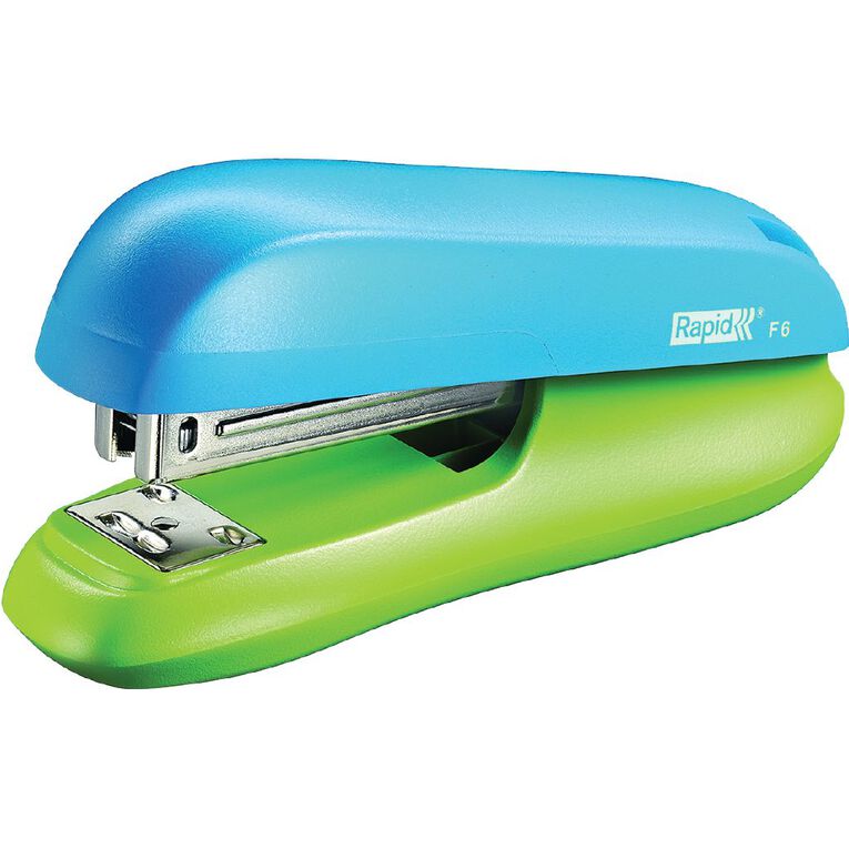 Rapid F6 Half Strip Stapler with Staples Blue/Green, , hi-res