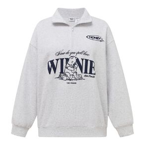 Winnie the Pooh Women's Winnie the Pooh 1/4 Zip Sweat
