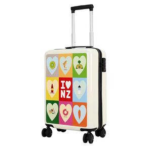 Glenn Jones 56cm Hard side Carry On Suitcase Love New Zealand