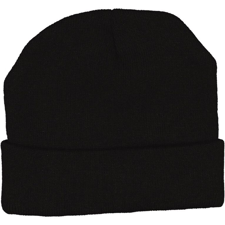 Schooltex Beanie, Black, hi-res