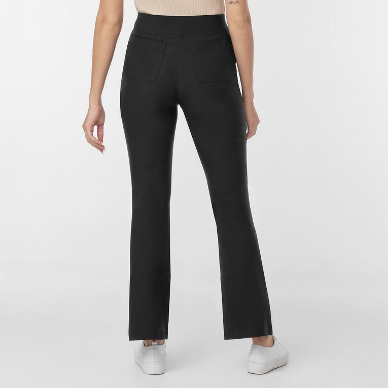 H&H Women's Bengaline Flare Pants, Black, hi-res