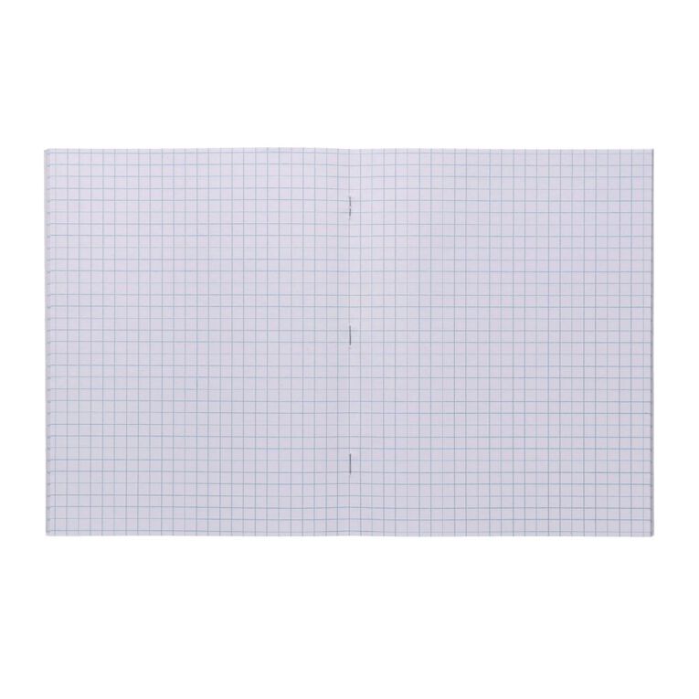 WS Exercise Book 1E4 7mm Quad 28 Leaf Blue, , hi-res