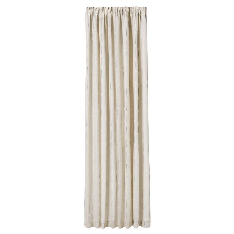 Living & Co East Hampton Curtains Natural 230330cm Wide/205cm Drop
