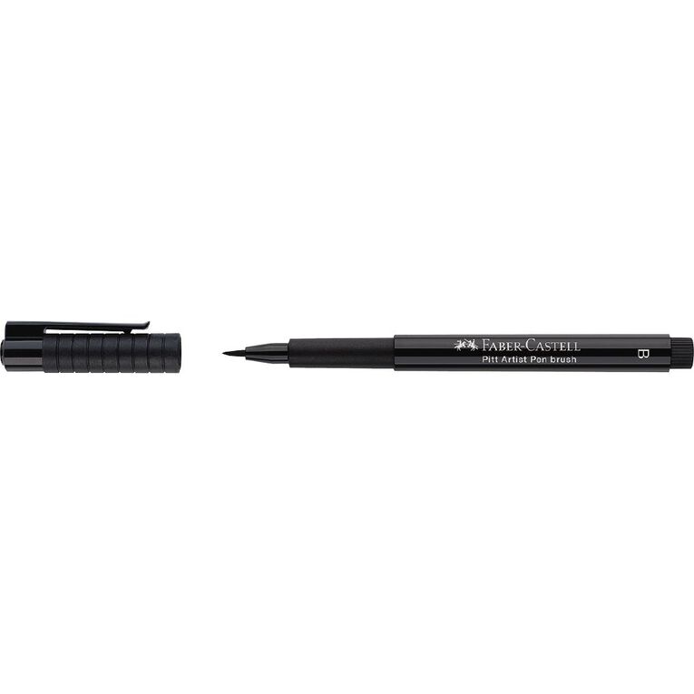 Faber-Castell Pitt Artist Pen Brush Nib 199 Black, , hi-res