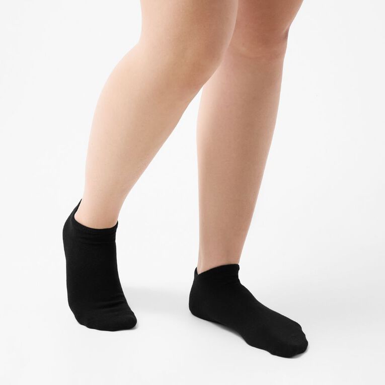 H&H Liner Socks 5 Pack, Black, hi-res