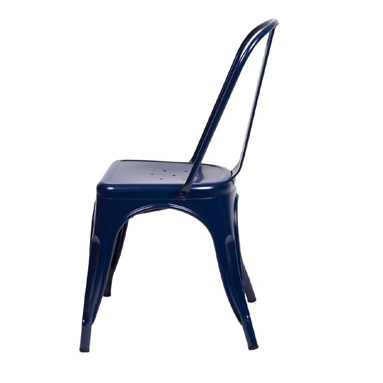 Living & Co Tolix Replica Dining Chair Navy, , hi-res