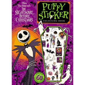 Disney: The Nightmare Before Christmas: Puffy Sticker Colouring Book