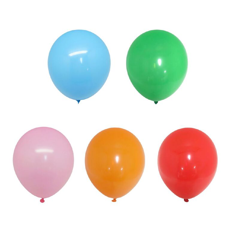 Party Inc Balloon Multi-Coloured 100 Pack, , hi-res