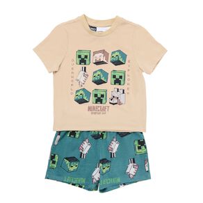Minecraft Boys' Tee and Short Pyjama Set
