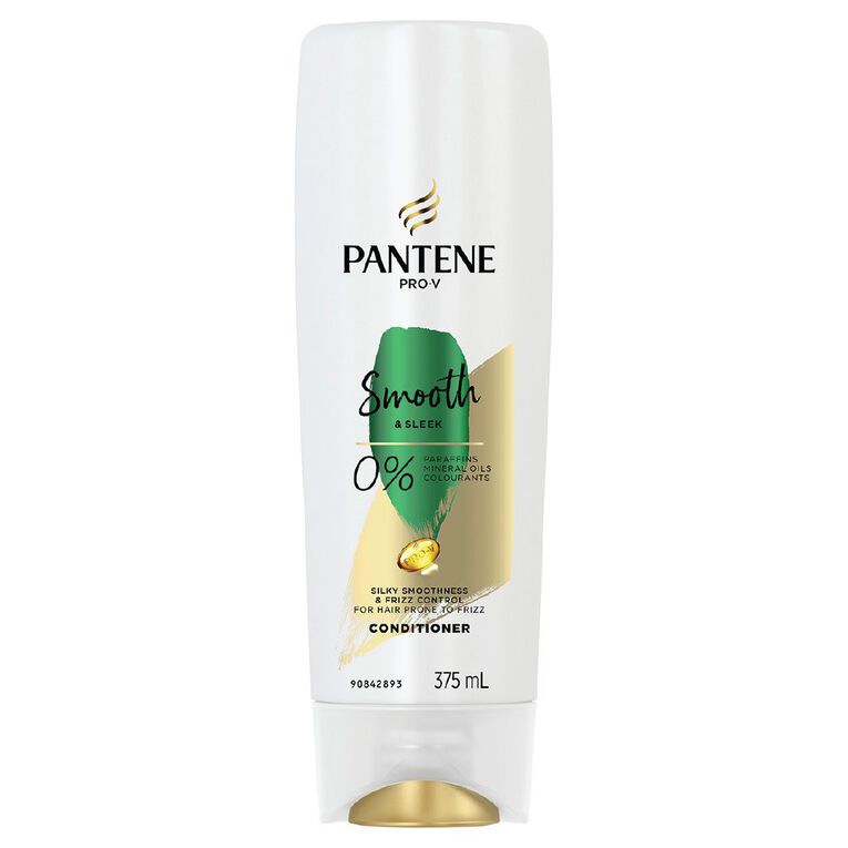 Pantene Smooth & Sleek Conditioner 375ml, , hi-res