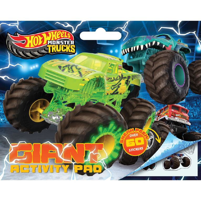 Hot Wheels Monster Trucks: Giant Activity Pad, , hi-res