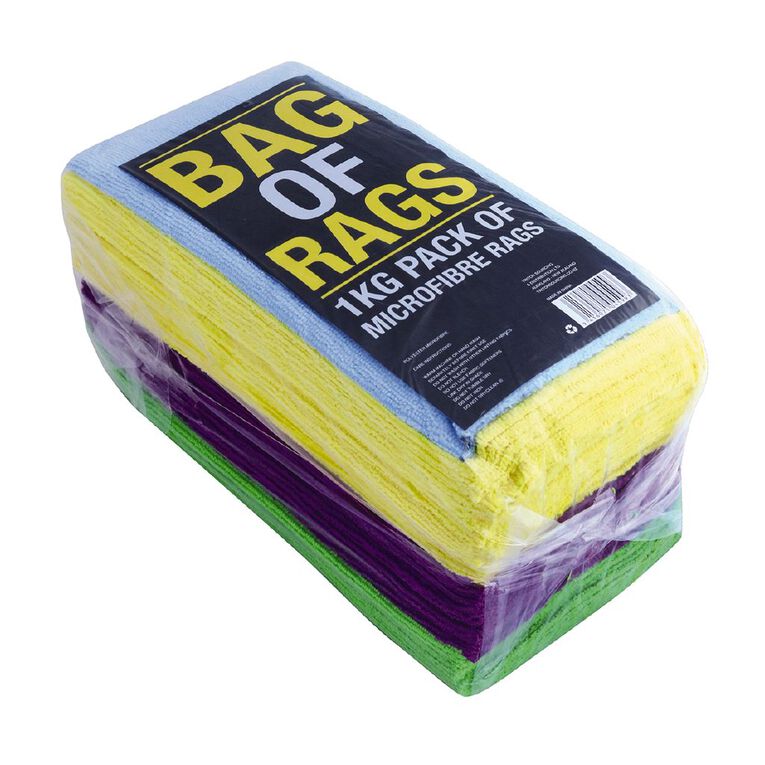 Bag of Rags Assorted Colours 1kg The Warehouse