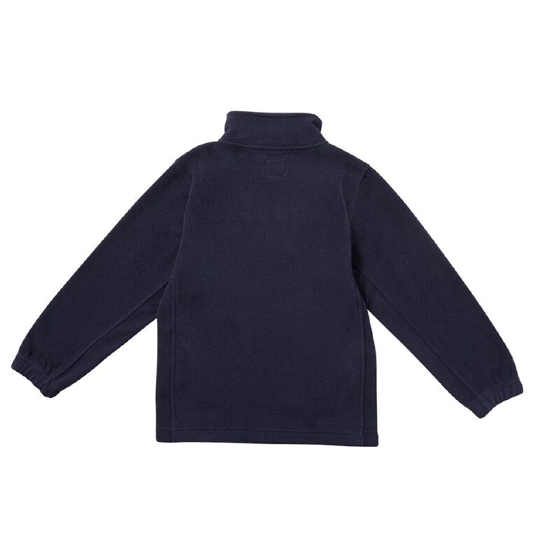 Schooltex Waiuku Primary Polar Fleece Top with Embroidery, Navy, hi-res