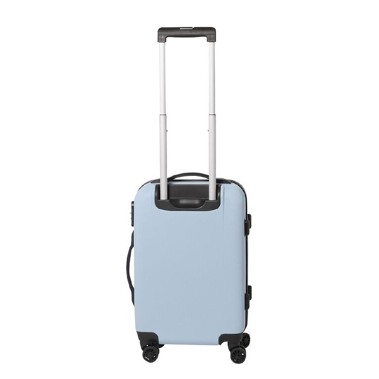 Living & Co 50cm Hard Textured Carry On Suitcase Sky Blue, , hi-res