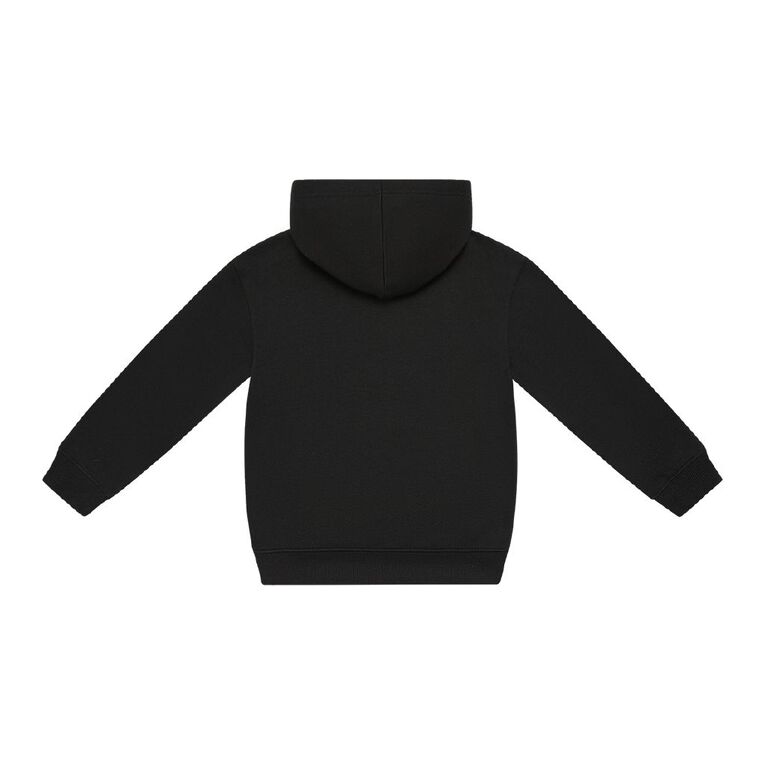 Young Original Plain Pullover Hoodie, Black, hi-res