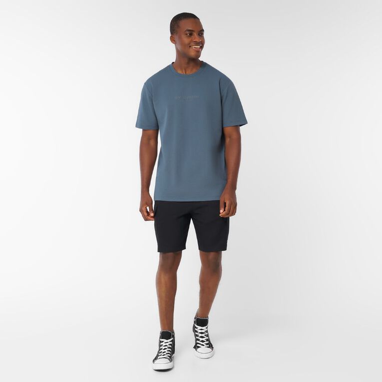H&H Men's Midweight Pique Tee, Blue Mid, hi-res