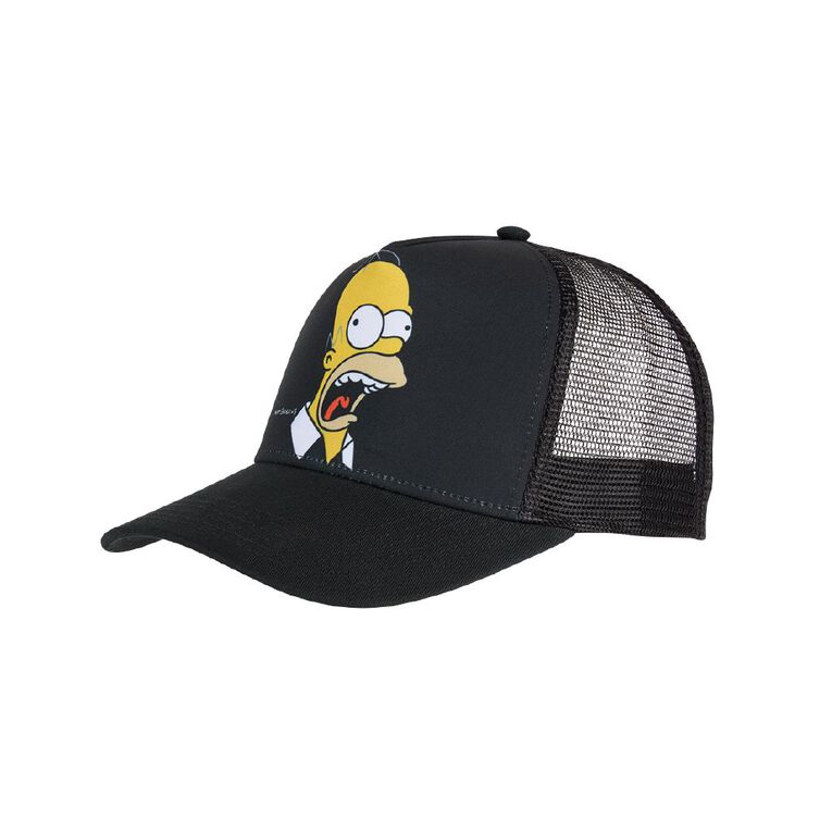 The Simpsons Men's Cap, Black, hi-res